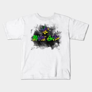 Mardi Gras Fleur De Lis Kids T-Shirt